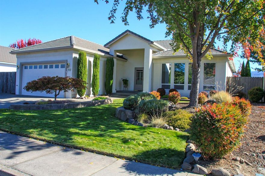 PRIME Location in the highly desirable Alder Creek Estates in East Medford!! Beautiful & immaculately kept 3 bed, 2 bath home that is well maintained and move in ready! The living room is open w/large windows & cozy fireplace. Kitchen has gas stove, corian counters & stainless appliances. Hardwood floors, carpet, roomy master suite w/vaulted ceilings overlooking the pretty back yard. Spacious second bath with storage. Beautiful front and back yard. The back yard has a nice covered patio to enjoy, just off of the dining area & kitchen. The two car garage has a basin and lots of cabinet storage. Very desirable area, with a nearby pathway that conveniently leads to the beautiful Larson Creek Shopping Center, for easy access to great food, grocery shopping and much more. Close to restaurants, shopping, veterinarian, gym, medical facilities & golf.