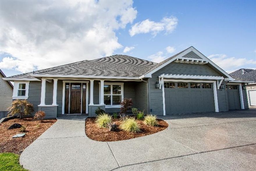 Craftsman style, new construction home by Mahar Homes, Inc. Great views from this daylight basement floor plan in Summerfield. Master suite is on the main level. Three car garage. Large lot that could accommodate a pool, if desired. Very nice, high quality finish details and selections throughout. Home will be complete by September 12th.