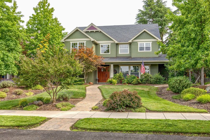 Looking for a little piece of paradise in Jacksonville? From the picture-perfect location to the amazing 2 story craftsman, if HGTV came to JVille this is where they would do their photo shoot! The living rm has a stacked stone wood mantled f/p w/ custom built-ins & is open to the chef's kitchen that is anchored by a stainless range/hood, abundant cabinetry, an island, & a huge pantry. The main level also features a dining rm, a large laundry/mud rm, a full bath, & an office w/ built-in bookshelves & a double desk (office could be a bedrm). The upstairs primary suite is spacious w/ a wall of windows providing natural light; it also has a walk-in closet. The ensuite bath has a double vanity & walk-in shower. There are 2 additional bedrms, full bath, & hidden den. The outdoor space is designed for entertaining w/ 2 covered porches, water feature, & custom pavers to take in the fenced landscaped backyard. The property also has raised garden beds. The oversized 2 car garage has a workshop