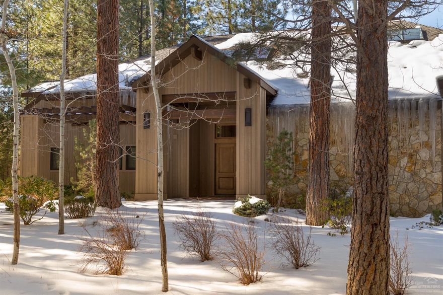 Immerse yourself in luxury among the tall pines & amazing vistas of Black Butte Ranch. This stunning home recently renovated by Norman Building and Design bathes you in timeless beauty back-dropped by majestic views of Mt. Washington reflected in meadow pond outside your back terrace. This 4,800sf, spacious 5bd/4.5ba corner lot home features grand foyer, soaring ceilings, master on main, marble, granite & limestone finishes, great room with wall of windows, chef's kitchen, indoor racquetball court.