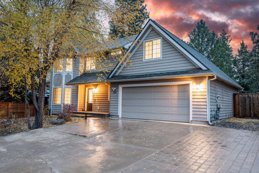 Discover value and versatility at 530 NE Majesty Lane in Bend's coveted Orchard District. This 2,008 sq ft, 5-bed, 2.5-bath home is a rare find at this price point—perfect for a growing family, multiple home offices, or a smart ''house hack'' setup with roommates. Inside, a thoughtful floor plan features fresh interior paint, new carpet, a built-in desk ideal for remote work, and a newer water heater. The oversized two-car garage and extended south-facing driveway make winter maintenance easy, while the large, tree-lined yard offers privacy and space to unwind. Tucked into an established, no-HOA neighborhood, this home boasts close proximity to Midtown, eateries, and local shops, plus quick access to Highway 97 and downtown Bend. With mature trees, convenience, and flexibility all wrapped in one address, this home is priced right based on condition and ready for your next chapter.
