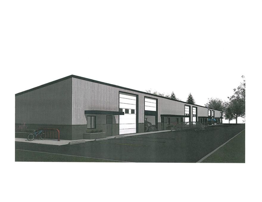 Entire building is available for a total of 14,000 sq. ft. Min division to 2,000 sq. ft. 14'wide x 15' high overhead door. Fully sprinkled. Three large skylights in each 2,000 sq. ft. unit. Fully paved parking lot with paved front apron. One minute off Hwy 97 allows for easy access to both Redmond and Bend.