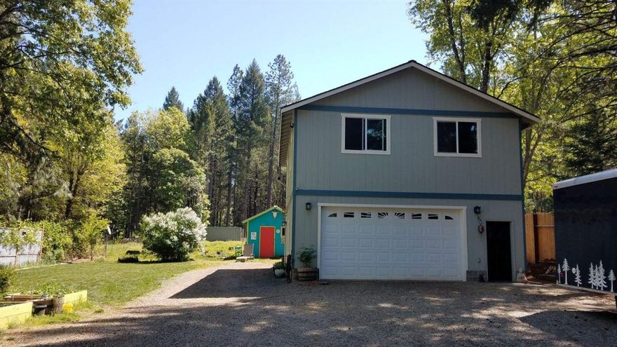 Calling all First time home buyers and investors. Or anyone who knows a great home when they see one! This beautiful 1br/1bath loft apartment sits on top of a fully finished and insulated oversized garage. The home has wood floors, stainless steel appliances and leathered granite in the kitchen. The bedrooms and bathroom are good size all this on 1.1 buildable acres. The possibilities are endless, too much to list. Please make an appt today to see this perfect for what ever you want to do, property.