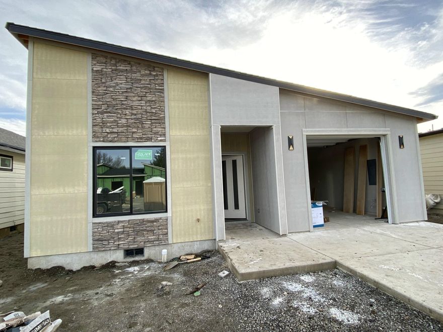 Meadows at Crooked Creek Phase 1--22 new homes conveniently located in the heart of Medford, with occupancy starting in summer 2021.  This beautiful modern farmhouse style or mid-century modern style detached single-story home by Rispoli Design & Build features 1,441 sq ft (per builder), 3 bedrooms and 2 full baths, and 100% Hardie cement non-combustible siding & trim exterior. The extensive list of features helps ensure quality & longevity, with vaulted and 9-ft ceilings, quartz countertops, tankless water heater (some plans), LVP flooring, baseboards, porcelain tile, kitchen island, s/s gas appliances w/convection oven, Diamond cabinets with soft-close doors & hidden hinges, fully finished & insulated garage w/insulated garage door & wi-fi opener, vinyl fencing, professional landscaping, and much more! Seller Agent has an ownership interest in the LLC that owns the property. Est. completion 12/29/2021.