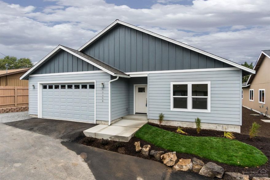 Another quality built home by AllyBrooke Custom Homes! This is a 4 bedroom/office with a master suite that hosts a spacious walk-in closet and bathroom, 2 full baths, walk in laundry room, vaulted ceilings, gas fireplace, gourmet kitchen with stainless steel appliances, Energy efficient furnace, landscaping with sprinkler system & RV/dog run area. This new single level is tucked in a quiet neighborhood with quick access to all the amenities Bend has to offer.