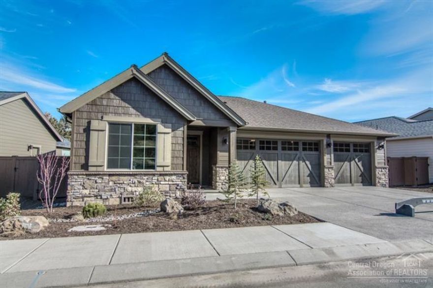 Enjoy new construction by Pahlisch Homes in River's Edge steps away from the river trail. 2092 SF Chase plan is a single level home, lg master, WIC, and a 3car garage. The covered porch and inviting entry lead to vaulted ceilings in the light and bright great room. Pahlisch quality finishes throughout including quartz counter tops, engineered hardwood and tile flooring, SS appliances, soft close cabinets and much more. Under construction.