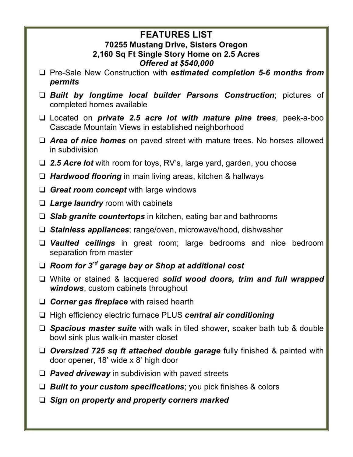 Squaw Creek Canyon - Residential