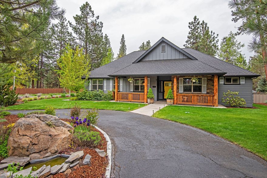 This beautiful one level home, with second Master upstairs, is located in the sought after and special neighborhood of Creekside. This neighborhood is along Whychus Creek and the neighborhood has access to the creek!  Very close to downtown Sisters. Entire property beautifully landscaped – backyard is fully fenced with a water feature. Just under 2,900 sq, ft. 4 bedrooms and 2 full bathrooms all on the main floor. Beautiful woodwork throughout this lovely home. 3 car garage in back of house with easy alley access. This is your chance to live in Central Oregon in the quaint town of Sisters!