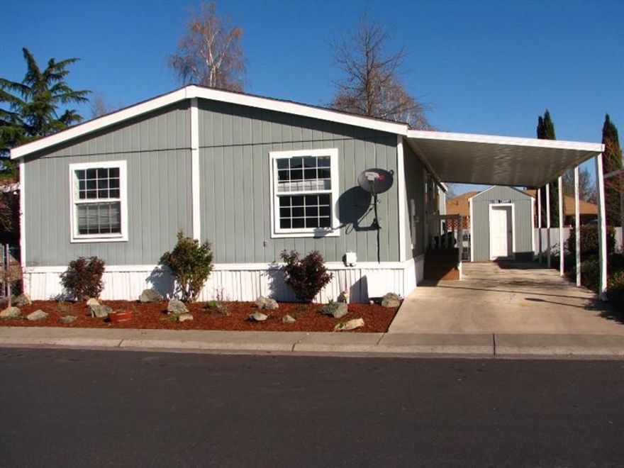 Come see this nice, clean, and bright 3 Bedroom 2 Bath 1620 Square Foot home in family Friendly Park in desirable Southwest Medford. Home has open floor plan that is perfect for entertaining family and friends. Home has split floor plan with large master suite that includes walk in closet. Separate Laundry Room with washer and dryer. Covered carport on side of the house provides plenty of covered parking.