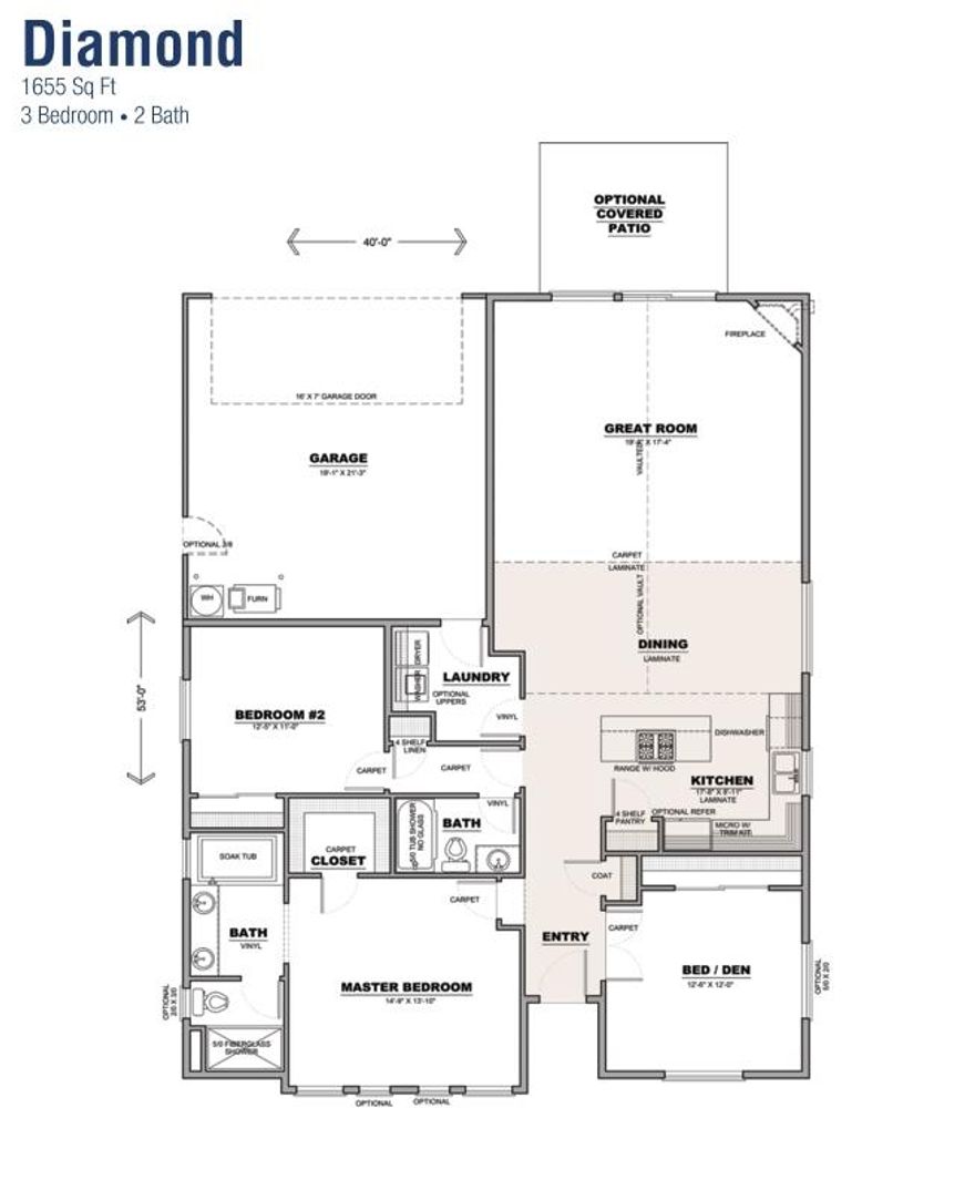 Lot:6726  MonteVista Homes new single-level, 3 bedroom, 2 bath 1655 sq ft home in Redmond's Premiere Mirage Community! Featuring an award winning kitchen with quartz countertops, an island w/breakfast bar, a stainless European hood fan and Stainless steel appliances.  Step outside to enjoy a fully fenced and landscaped backyard with our signature covered patio! The Diamond is a craftsman style home with open living spaces, vaulted ceilings in the great room, spacious master bedroom with well appointed master bath and walk in closet. This high-quality home is located in desirable SW Redmond and conveniently located Redmond's Dry Canyon with all of its amenities, convenient shopping and restaurants in Redmond's Historic Downtown. Come see why we're the Central Oregon Builder Association's 2018 Builder of the year! Images are representative of a future home.