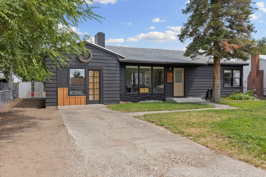 This is a perfect home for first time home buyers, or as an investment property. Located in a desirable area with a large, fenced back yard with alley access, a garden storage shed and plenty of room to park an RV or your toys. Adorable converted shed in the back yard would make a great ADU with a little more finishing. It has electricity, and instant hot water system but needs plumbing finished. The charming 1 bath, 2 bedroom, home has the possibility of a 3rd bedroom or family room with the converted garage.  Wood fireplace in the living room for cold winter evenings. This home is full of rustic mid century appeal with just the right amount of modern updating. This is a must see!