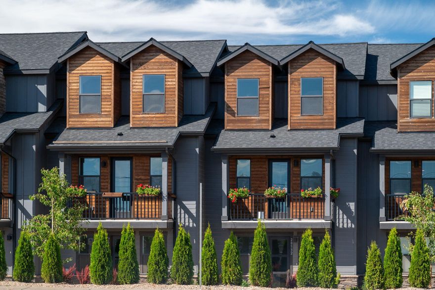 Welcome to Grimentz Luxury Townhomes, a premier new community in the heart of Bend showcasing award-winning design, quality craftsmanship, and breathtaking views.

Each thoughtfully designed home offers:
    •    A spacious 2-car garage
    •    Open-concept living with high ceilings
    •    Stainless steel appliances, gas range, quartz countertops, and tile backsplash
    •    Wood accent walls, and a cozy gas fireplace

The Tumalo floor plan stands out with additional square footage, an extra half bath, and a spacious main-level living area. Upstairs, you'll find a serene primary suite with a private balcony, two additional bedrooms, and a dedicated laundry room. The vaulted third-floor bonus room offers flexible use as a family room, home office, or optional fourth bedroom.  Each home blends modern lodge-style exteriors with warm Northwest 

Conveniently located in the heart of Bend, with excellent access to highways, shopping, dining, parks, and more.