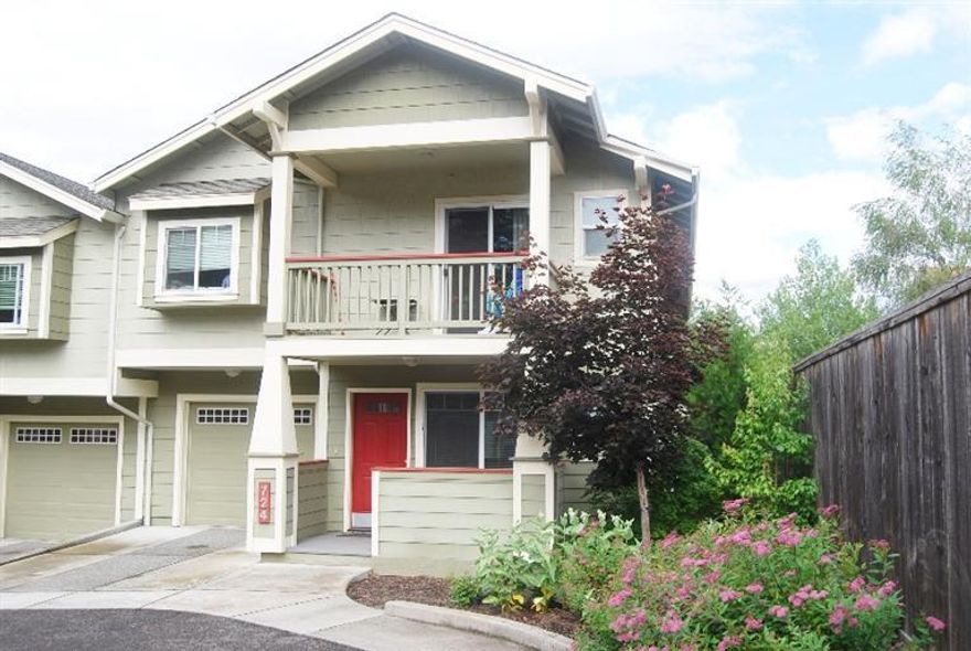 Perfect location on this light and bright, end unit 2-story condo in the popular Shelterwood Condos, near to I-5 and Southern Oregon University. Affordable Ashland in a convenient location! Lots of extras in this well built home. Charming front covered porch. Main floor living room, dining area, powder room, and deluxe kitchen with granite counters, tile floors, pantry closet and stainless steel appliances. Upper story is a vaulted master suite with walk-in closet with window, LARGE bath with dual vanities, corner shower, cultured marble counter tops and slider to covered deck. Second bedroom is vaulted, has a walk-in closet, window seat, adjacent full bathroom in the hall. Third room with skylight perfect for an office/den/exercise? Utility closet conveniently located upstairs with cabinetry. HOA dues of $100/month for garbage collection, common area and landscape maintenance, and reserve for improvements. Seller credit for $3000 for new carpet! Vacant and priced for quick sale.