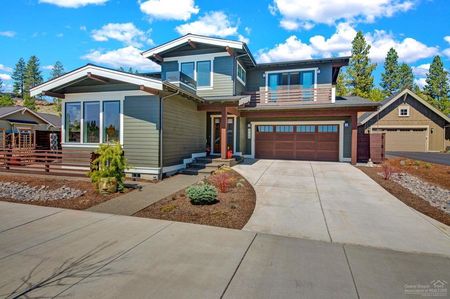 Highly desirable spot in Bend's coveted Northwest Crossing neighborhood. Own one of the few homes that looks out onto Discovery Park and the pond. Natural light pours into the open floor plan. Enjoy preparing meals in your gourmet kitchen with beautiful white cabinets, quartz countertops, walk in pantry, and large center island. Wide plank oak floor throughout the main level. Large master suite is on the main level, along with an office. The upstairs boasts 3 roomy bedrooms and a full bath. One bedroom has a balcony with the same great view of Discovery Park. Back and side yards are fully landscaped and fenced so you can spend your weekends relaxing on your covered back patio. The oversized double car garage along with the large laundry room give you plenty of space. Solid wood 9' doors, up/down blinds, five art lights, and surround sound complete the luxury finishes of this fine home. Fourth bedroom could be bonus room / den. May 2019 appraisal in at $1,134,000!