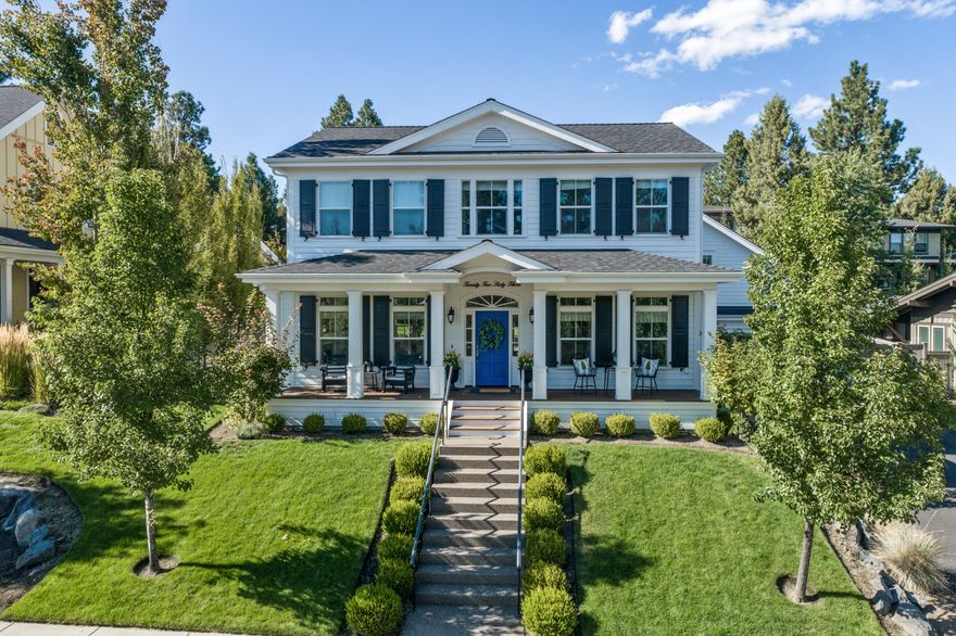 This distinguished home exudes timeless elegance. Just a step inside you will be in love as modern luxury harmonizes with classic allure in this meticulously updated home. Brand new wood floors cascade throughout, leading the way to an open-concept gourmet kitchen with oversized island and butler's pantry. On the main floor, there is also a spacious living room, warm and inviting dining area and an office/den. Upstairs you will find three sunlit bedrooms, each adorned with expansive windows that frame picturesque vistas of the trees. Perfectly placed at the back of the home is a large bonus room. The backyard is the perfect private oasis. Here, evenings come alive around the flickering flames of the fire pit, creating an ambiance perfect for alfresco dining. Bathed in natural light, this home embodies a sense of warmth and tranquility. With every space exuding effortless grace, seize the opportunity to make this haven your own.