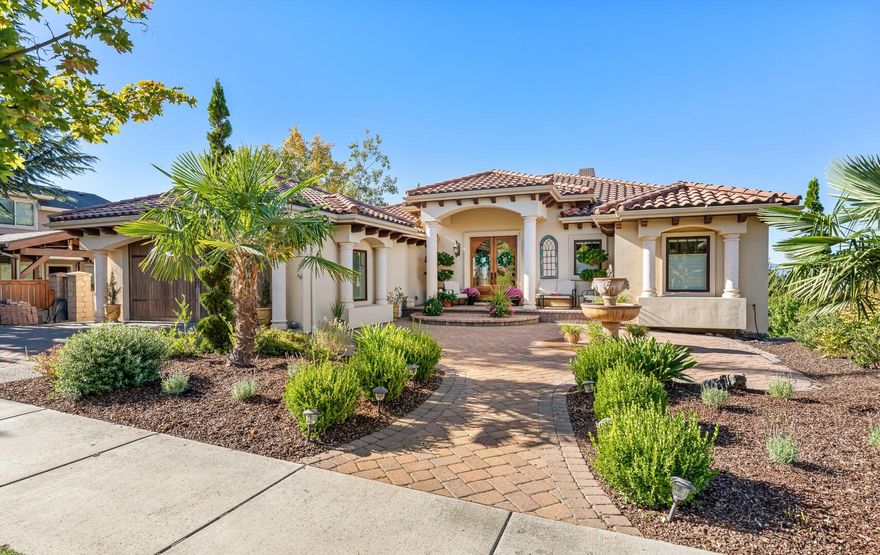 Looking for an elegant home w/ amazing views of the Rogue Valley in the suburbs of East Medford? If so, this is the one for you! As soon as you walk through the courtyard & enter through the front door, you'll be in shock & awe over the chef's kitchen w/ a LARGE island drenched in granite, ample custom cabinetry, & high-end appliances. Very open floor plan w/ jaw-dropping views from your kitchen, living room, & balcony will immediately attract you to this beautiful property. A few of the many features this customized property has to offer is a main level mster bdrm & bathrm w/ a spacious tub, tile shower, dual vanities w/ marble countertops, & a magnificent walk-in closet, high coffered ceilings, central vacuum system, daylight basement w/ a living rm, 2 bedrms, full bathrm, backyard entry, & much more! Large 0.25 acre lot is a blank slate for someone to install a pool as well as their favorite landscape. Contact your agent today to set up a personal tour, before it's too late!