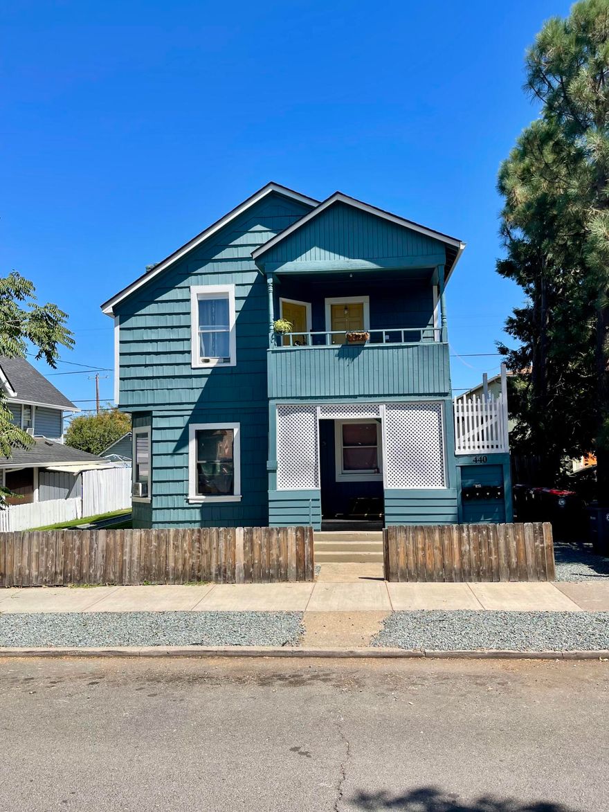 Nestled in vibrant downtown Medford, this fourplex presents an exceptional opportunity for savvy investors seeking immediate returns and long-term upside.This property consists of three 1 bedroom, 1 bathroom and a 2 bedroom, 1 bathroom and is 100% leased for maximum income on your return. All the units have been renovated in the last several years and tenants are happy to stay. This property has been fenced and well-kept to ensure profits stay high on your return. Cap rate on this property will not leave you disappointed so call today.