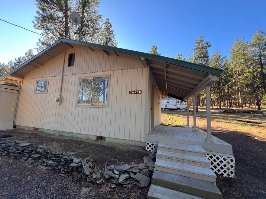 Modern 528 sq ft studio cabin on 1.4 acres in Bly, OR. This well-designed home features an open layout, updated finishes, and efficient use of space. Set in a quiet neighborhood with year-round paved road access, the property offers privacy, room to expand, and plenty of space for recreation or future improvements. Ideal for full-time living, a getaway retreat, or investment use.