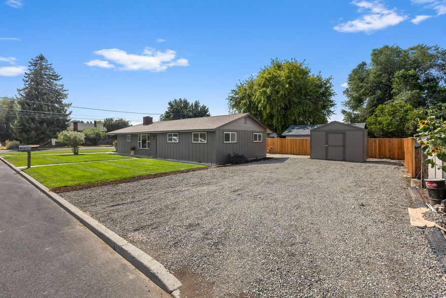 Check out this completely remodeled 4 bedroom 2 bathroom home!! This home features 2160 sqft, a new roof, new paint inside and out, freshly refinished hardwood floors, new vinyl plank in the kitchen, living room, and bathrooms, new carpet in the primary bedroom, a new furnace, new counter tops and backsplashes, new fencing outside, new paver patio and steps, and a ton of other stuff! This home won't disappoint with a tile walk in shower in the primary bathroom, and a tile tub surround in the main bath. Plenty of room outside for parking an RV, and a storage shed for your tools and toys! Give us a call today to schedule a showing.