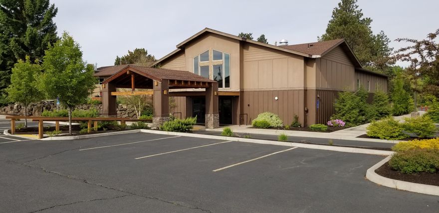 Large, established church in the heart of Bend's east side residential area near Bend High, Mountain View High, Bear Creek Elementary, Juniper Swim & Fitness Center plus national 
retailers. 
Offices, classrooms, and 217 person sanctuary coupled with strong demographics make this an ideal location for a church, private school, preschool or senior center. 
Additional land provides an opportunity for future expansion.