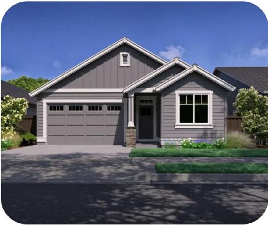 Homesite #253 -  Introducing the Wembley plan at Petrosa by award-winning builder Pahlisch Homes. The homes in this community are crafted with the integrity and quality that the brand is known for including many high-end features. This particular home is a single level traditional style home with an open floorplan in great room and kitchen, covered rear patio, south facing back yard, and a fenced rear yard. Come enjoy all the excitement that Bend's east side has to offer with shopping, eateries, city parks, recreational trails, and Mt. Bachelor & Hoodoo ski resorts are close by. Come live, play, and enjoy all the resort style amenities Petrosa has to offer! *Model Home hours open daily 12-5pm.