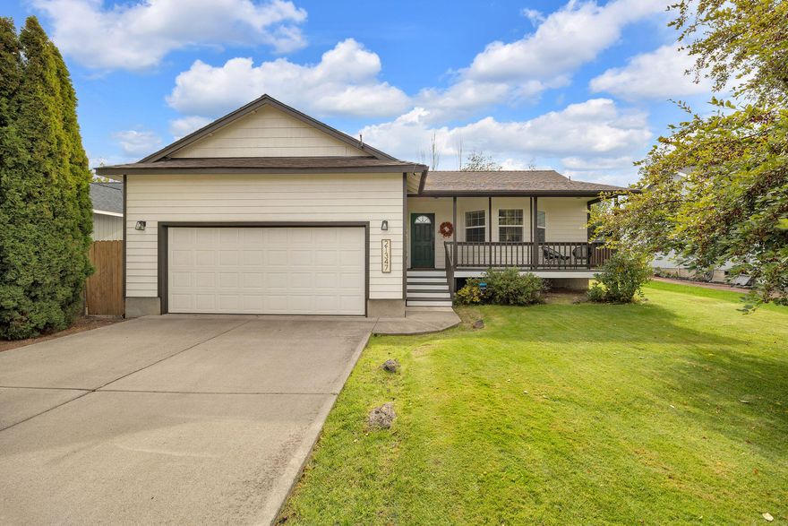 Discover excellent value and affordability with this updated Bend home located less than a mile from St. Charles Hospital, Mountain View High School, a lovely park, and convenient shopping, restaurants & food trucks. The roof was replaced in 2017 and more recent updates include all new central HVAC system, new water heater, new LVP flooring, new bathroom vanities and fixtures, a new Trex deck and fresh interior & exterior paint. The charming front porch leads into the open living and dining area, which is also open to the beautifully refinished kitchen for easy conversation. The fully fenced yard provides room for kids, dogs, gardening, or added privacy. Don't miss the additional storage space for gear or hobbies in the garage! This wonderful home combines updated comfort, convenience, and affordability in a highly accessible Bend neighborhood.