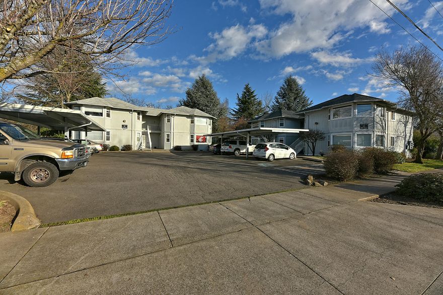 Two quadruplexes within walking distance of rogue valley medical center. Each of the eight units has 2 bedrooms / 2 bathrooms, washer / dryer hookup, and heat pump. One family owner and well maintained. This is only to be Shown after accepted offer. Please do not disturb tenants.