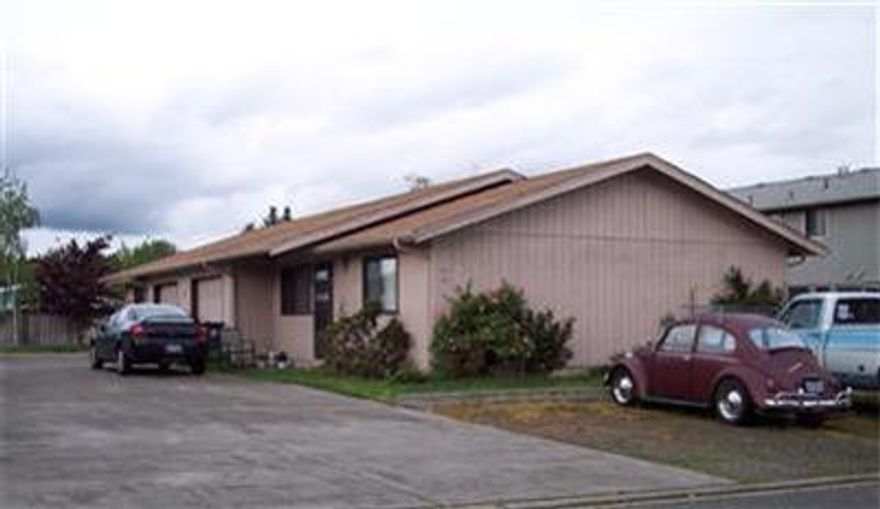 Duplex built in 1990. Each unit is a 2 bedroom, 1 bath, with own garage.