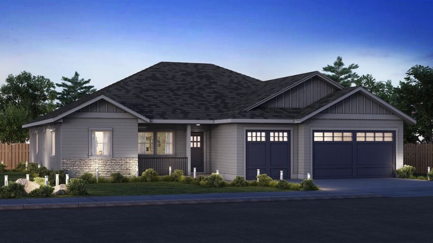 Affordable luxury built by Dunlap Fine Homes on the Bend side of Redmond w/Cascade Mtn Views. Spacious living both inside & out, w/plenty of room for entertaining. Vaulted Great Room plan w/open Kitchen, tons of cabinetry & prep space on the slab Quartz counters. Neat & tidy full height tiled back splash, SS appliances & farm sink. Living space offers a cozy Gas burning fireplace w/stylish accents & room for gathering. Desirable Master separation, walk in closet, soaking corner tub, step in shower, tiled floors & dual vanities. 2 additional guest rooms w/full bath. Laundry room w/storage & folding table too! Durable wood look laminate flooring, carpet in the bedrooms & tiled baths. Gas forced air, A/C & back patio. Triple car garage, fully fenced, fully landscaped w/auto sprinklers.