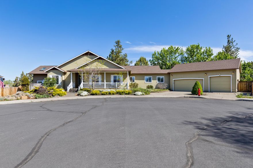 Nestled at the end of a quiet Cul-De-Sac sits an amazing opportunity for those seeking the perfect blend of comfort and breathtaking views. This charming Single level residents boasts 3 bedrooms and 2 baths along with a perfect space for all of your outdoor gear. Upon entry, you are greeted with ambiance that seamlessly merges the open concept of the home with the stunning views of the cascade mountains. The expansive living space is adorned with tons of natural light, creating an inviting and fresh atmosphere that beckons you to unwind and relax. The picturesque sunroom is a standout feature of this home, providing you a place to unwind and take in the beautiful colors painted across our sky during the evening sunsets. The Primary suite features direct access to a private courtyard offering a serene retreat for those quiet evenings. For those that work remotely, or require a dedicated workspace at home, this layout prides a few office options depending on your style of living.