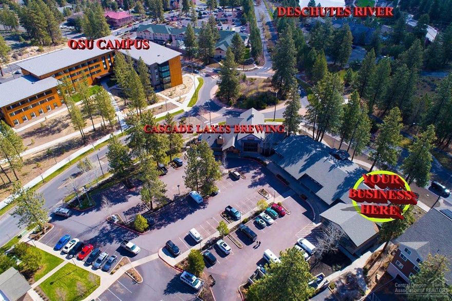 Now Leasing, desirable office/retail suite in the busting Cascade Lakes Plaza, anchored by the popular Cascade Lakes Brewery. Open space with Century Drive visibility, 2 restrooms, drop lighting very versatile suite that can service all users. Located at the dynamic corner of SW Century & Chandler, high traffic, close to the new OSU campus, all Westside Bend amenities, ample on-site parking, excellent signage available, this suite is ideal for the business owner!
