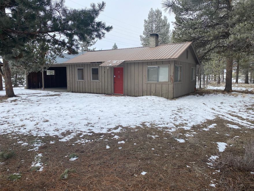 INVESTORS ATTENTION: This commercial/residential mix use parcel is approved for further development in many directions including permitted uses: single family dwelling, multi-family, cottage clusters, manufactured home park, and residential care home/facility. Conditional use permitted uses include Rv parks, campgrounds and more. The property comes with single family hime already renting for $1,000 per month (MTM). Add on more single family dwellings or multi-family or decommission the home and start for scratch for apartments or Mobile Home Park. Do not miss this opportunity at a low price point. Rental shown only after accepted offer. DO NOT DISTURB THE TENANT. Based on a Portland State University study La Pine is the 2nd fastest growing city in the region, do not miss this chance on one of the last affordable areas in Central Oregon. BUYER TO DO OWN DUE DILIGENCE ON DEVELOPMENT OPTIONS.