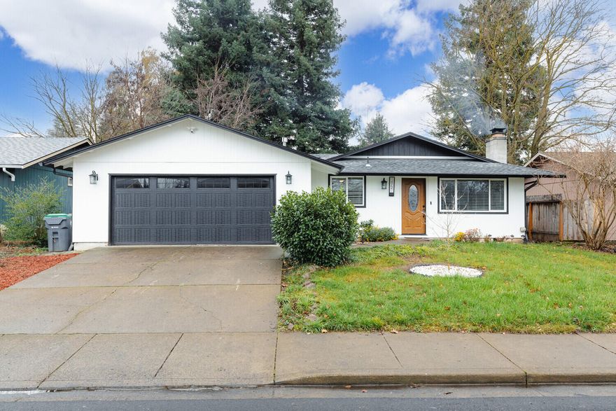 Wonderful 3 bed 2 bath home in a great neighborhood is now available! Central location close to town and shopping. This home is move in ready and features updated flooring, a fireplace, good sized bedrooms and well as a fireplace! Large, private backyard (no neighbors on the back side) with a large covered porch and fire pit area. Perfect for entertaining! The recent upgrades include fresh exterior paint, new gutters, new exterior doors, new duct work and a new garage door. Schedule your showing today!