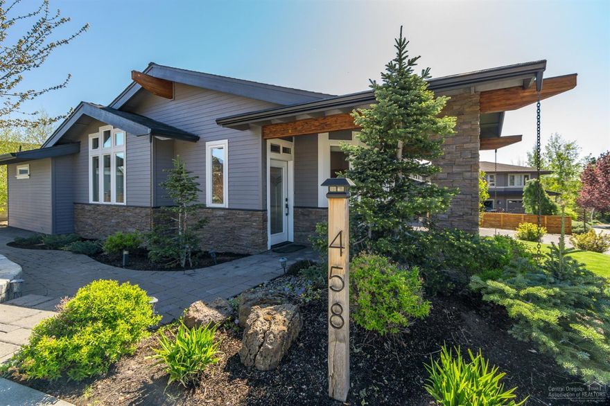 Multi-Generational living at it's best in this lovely, custom home on Awbrey Butte. Artistry and extra touches in the wood finishes including fir and walnut cabinetry in the kitchen. The open feel, 2400 sq ft, 4 bedroom, 3.5 bathroom has master on the main with private patio. ADU/Second master suite on main floor with separate entrance, patio, full kitchen, bedroom baths and laundry area. Could be guest area, Mother-n-law quarters, home office or use your imagination!