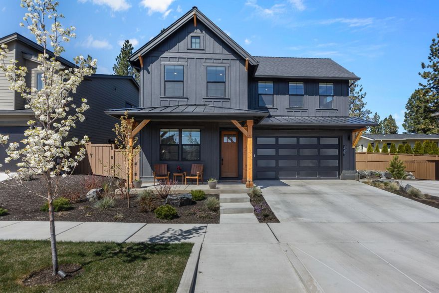 Serenity awaits! This striking 1 owner tour of homes winner blends ease of living and elegance. Thoughtfully positioned near trails & Shevlin Park enjoy the outdoors year round. Located in a respected westside community, this home has been extensively upgraded in finish work & technology. The floorplan lives large & maximizes its sq. footage while demonstrating impressive quality. Home is centered on a chef's kitchen with large island that opens to an impressive great room with floor to ceiling fireplace. Highlights include, elegant tile, quartz counters, custom cabinetry, engineered wood floors, mudroom, pantry, solar panels, firepit, tall ceilings, and custom finishes throughout. Further enjoy a bed/bath on the main level, bonus room & plenty of storage with a customized garage build out. This home is beautifully maintained with quick access schools, hiking trails and dining.