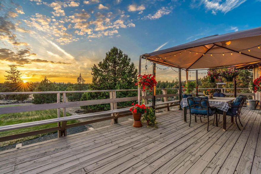 This stunning 17.91-acre equestrian paradise has 4 acres of irrigation and offers  privacy, tranquility, and convenience. The beautifully updated 2,342-square-foot home boasts 4 bedrooms,  3 bathrooms (3 ensuites!), and an open-concept great room with vaulted ceilings. The well-appointed kitchen features modern updates, while the expansive deck provides panoramic views—perfect for relaxing or entertaining. Equipped for every equestrian need, the property includes: A fantastic 4-stall barn with runs, heated tack room, 100' x 200' arena and 60' round pen. 
There are multiple pastures and dry lots with shelters and hay storage. Additional features include a picturesque pond, a detached building with insulated and heated 12x30 storage space plus covered parking for all your toys! With trail riding nearby and recent improvements throughout, this property is a a dream come true with loads of potential!  Don't miss the opportunity to own this one-of-a-kind retreat!