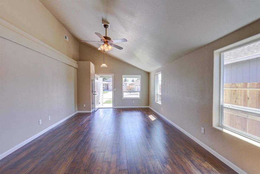 Absolutely Incredible Brand New Custom Built Home w/Tons of Upgrades & Extras Throughout; Built With Pride by Horton Homes Inc. Terrific location, extremely close to Sports parks and shopping. This split floor plan home is surrounded by newer homes. Here is a list of just some of the upgrades and extras being added by this dependable, quality Builder: Beautiful landscaping w/timed sprinklers, fencing, Granite counter tops, upgraded carpet, upgraded lighting fixtures, upgraded laminate flooring in the Great Room, Dining and Kitchen, upgraded custom cabinets. Wonderful, open floor plan, vaulted ceilings, upgraded custom cabinets, inside laundry, finished 2-car garage, plant shelves, and so much more. Listing agent is related to seller. Some pictures are for illustration only!