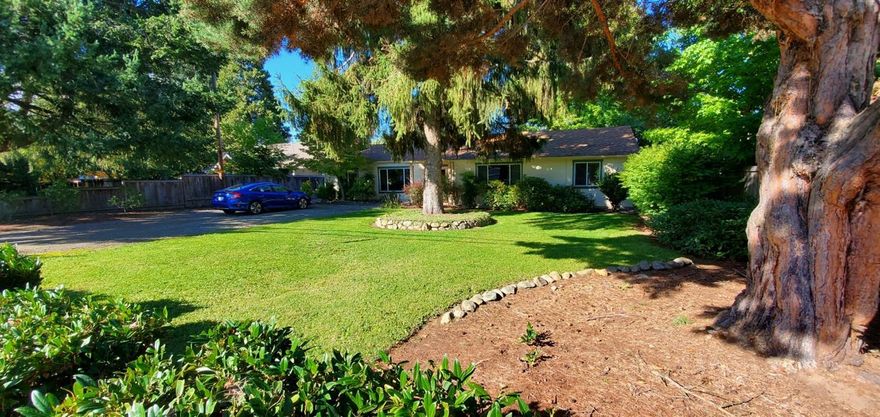This spacious location is Park like and close to the Rogue River. Enjoy great walks and beauty right outside this well taken care of home on Rogue Drive. Master bedroom is on one side of the house and two other bedrooms on the other with a nice big living room and dining area, kitchen and den or office area. Lots of Windows to view the Great scenery of the backyard with your covered patio and your own built-in grill with brand new rock countertop. In-ground sprinklers front and back with raised garden areas in the backyard along with a gardening shed and storage or RV parking as well. This beauty has nice accents throughout with double paned windows and well-maintained. These don't come around very often so view this one before it's gone it's close to everything Grants Pass. All information deemed accurate but not guaranteed & subject to change anytime.