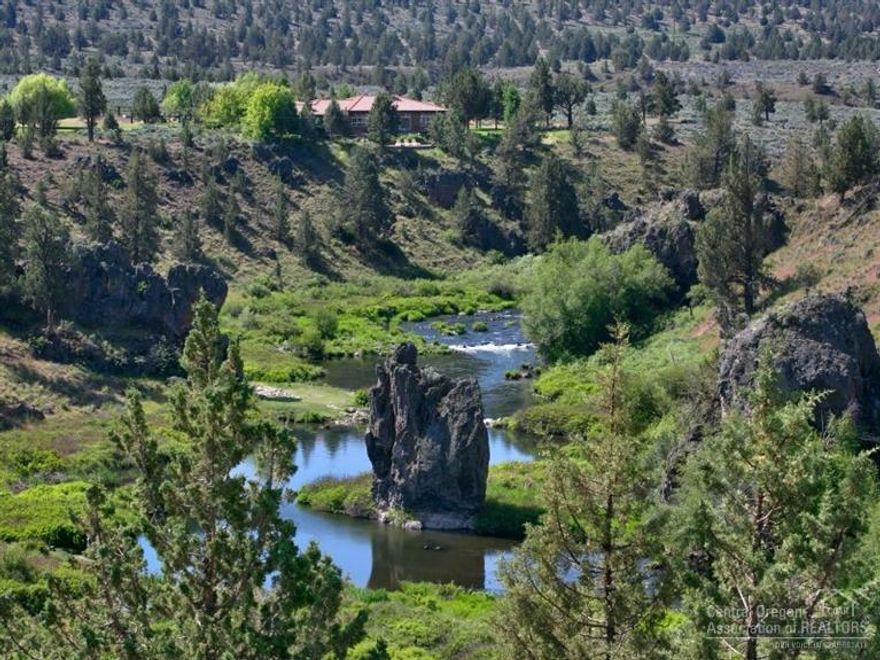 Private Deschutes Riverfront Estate on 25 acres with stunning Cascade Mountain & River Views from home. Custom single level home: 3276 sf, 4 bed, 2.5 bath, open floorplan, gourmet kitchen with granite countertops, office, formal dining, family room, master suite, 2 fireplaces, utility room, 3 car garage. Paved driveway, fenced garden, and approx. 2100 feet of easily accessible riverbank for fishing outside your door! Please make an appointment to see the property, it is not visible from street.