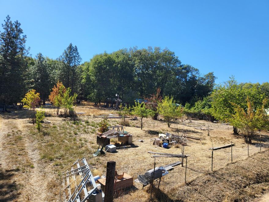 Builders and Investors....This property is ready for your New site built home/Mfg Home. Power is on-site, Well and Septic are installed. The existing home was built in 1926, and is of no value, has NO foundation.  The property is partially fenced, with several  fruit trees, and grapes. There is also a Garage with Cement Floor, 2 carports and a couple storage sheds. This property is scattered with personal property, but it will be removed before closing of Escrow.