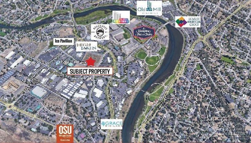 2.52  acre single tax lot for sale on Bend's west side. MU Zone provides for a 65 foot building height on a zero lot line. Site is close to at grade'' with all utilities located in Cyber Drive/ Emkay Drive. Excellent location for mixed use office, office medical, housing, or hotel development.<br><br>-Located five blocks from Oregon State University Cascades Campus<br>-Located three blocks from the Les Schwab Amphitheater<br>-Located one block from the Bend Parks and Rec Ice Rink Pavilion<br>-Located one block from urgent care medical service providers & large employers including Deschutes Brewery, Grace Bio Labs, Oregon State University & other high tech software and manufacturing firms