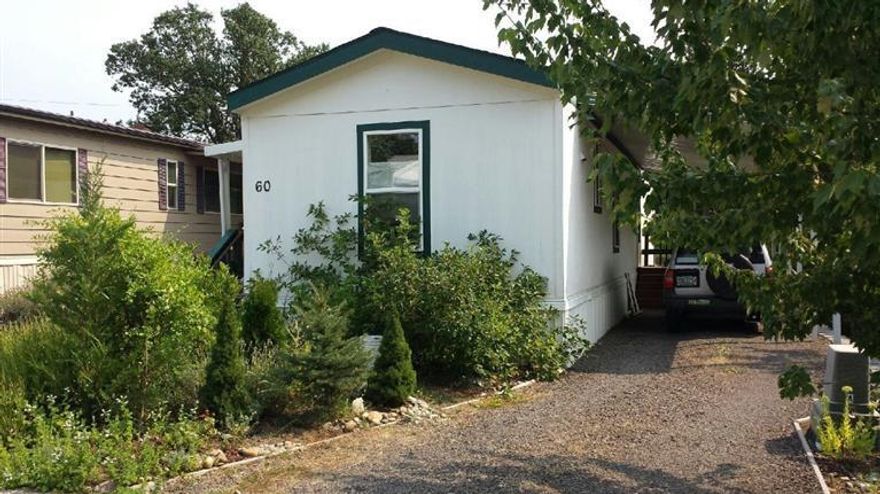 Inexpensive living for second home in Ashland. Perfect for single or couple. Backs up to a private section of the park with trees affordable living, perfect for second home in Ashland for sing or couple. Open space, maintained by the park. Open living plan,comfortable with lots of light. 2 Bedrooms 1 Bath. Appliances are negotiable. Park rent: $360 which includes water,sewer, garbage, and green pick-up. Easy to show. No sign. Give agent a call or seller and make appointment Painted inside walls with Zero VOC.