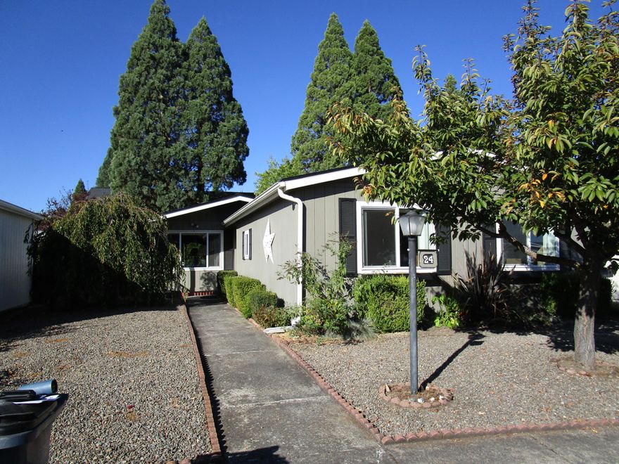 Very Nice 1746 sq. ft. manufactured home in The Meadows 55+ mobile park. This home built in 1981 features 2 bedroom, 2 bath and open floor plan. The kitchen has new countertops and lots of cabinet and storage space. There is a 2 car garage and additional shed. Good sized back yard that is fenced and private. Sale includes the home only.