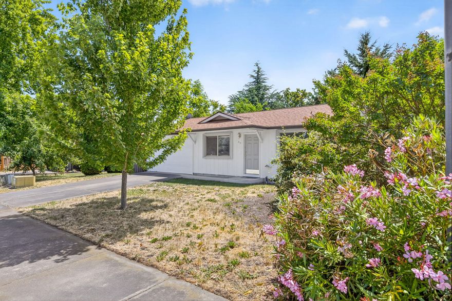 Great opportunity to make this single level fixer upper in a sweet Talent neighborhood your own.  Right across the street from the Talent Elementary School field. 3 bedrooms, 1 bath and a spacious kitchen on a nice sized lot with fenced private back yard that with some work could be magical. It has some tall evergreen trees and a shed.  Mini split HVAC system with 2 units inside was installed in 2017, new water heater in 2018, roof was replaced in 2012. Take a look!  Rip out those carpets, get some nice new appliances,  bring some paint.... Priced to sell as a fixer.