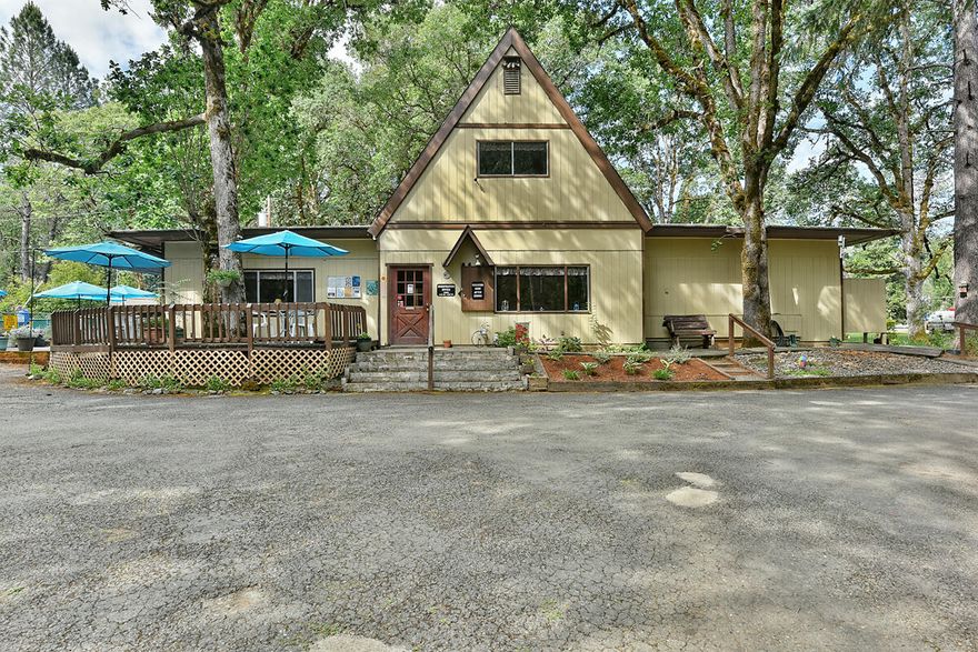 Excellent Opportunity to own this well established RV park Conveniently located in Southern OR located off the I5 between Grants Pass and Roseburg. Park boasts 2 Covered wagons, 7 cabins, 37 nightly space rentals and 12 month to month rentals. Office, general store, Inground pool, play ground horse shoes and Volleyball to keep your guests occupied. Park boasts Premiere Park rating with Good Sam. New managers/Owners residence in 2021. Several updates throughout the park, but still room to expand and grow revenue.