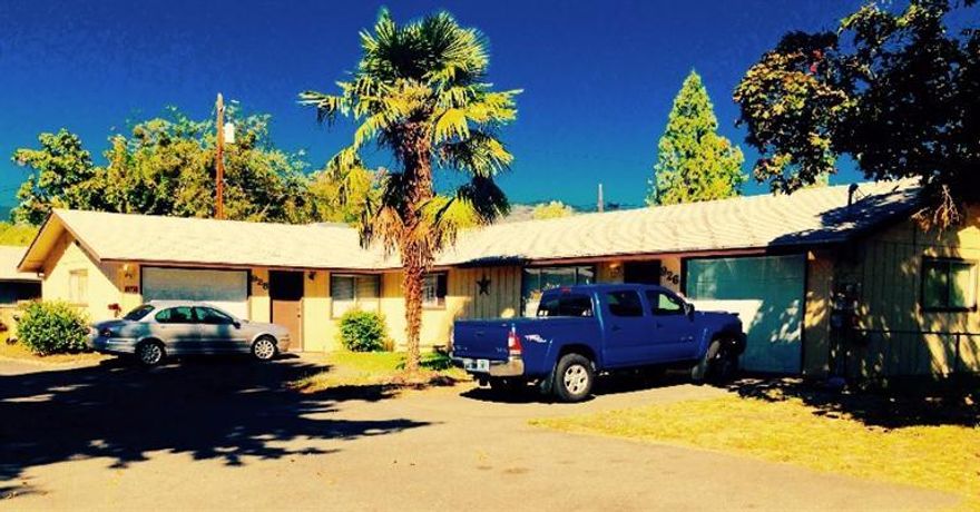 Great investment opportunity at this price! Both units are currently rented. Fenced back yards, attached single car garages, forced air heat and air, new roof (September, 2015), newer exterior paint.