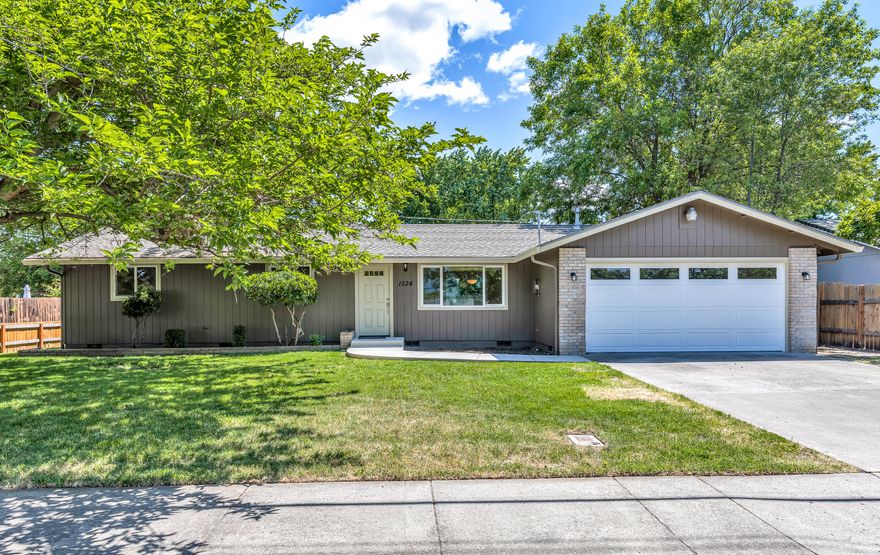 This charming 3 bed, 2 bath home has recently undergone a complete renovation and is ready for its new owners! Fresh interior paint brightens every room, along with upgraded light fixtures, all new interior doors, plush carpet and brand new waterproof wood plank flooring. The heart of the home - the kitchen - has been transformed; with new cabinets and counters, as well as a new GE gas stove and dishwasher. The bathrooms sparkle with new showers and toilets, completing the home's refreshed look.  From the primary bedroom, step outside into your fully fenced backyard! Here you'll find plenty of space to create your very own private haven. The exterior of the home has extra parking, has been updated with a fresh coat of paint and a new front walkway. Located conveniently near shopping, restaurants and schools, you won't want to miss out on this one. Book your appointment today!