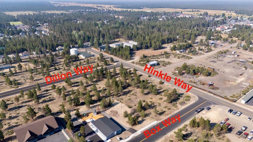 Prime location! Don't just build a business—establish a legacy. This exceptional 1.29-acre industrial property in La Pine offers the perfect foundation for ambitious growth. Comprising three adjacent lots, including two prime corner locations, you'll benefit from superior visibility and a flexible layout. Positioned within the sought-after Industrial Newberry Business Park, you're just minutes from downtown with critical infrastructure—water, sewer, and electricity—ready for connection. Build your future with confidence and unlock significant financial benefits as this property qualifies for potential tax incentives as part of the Enterprise Zone.