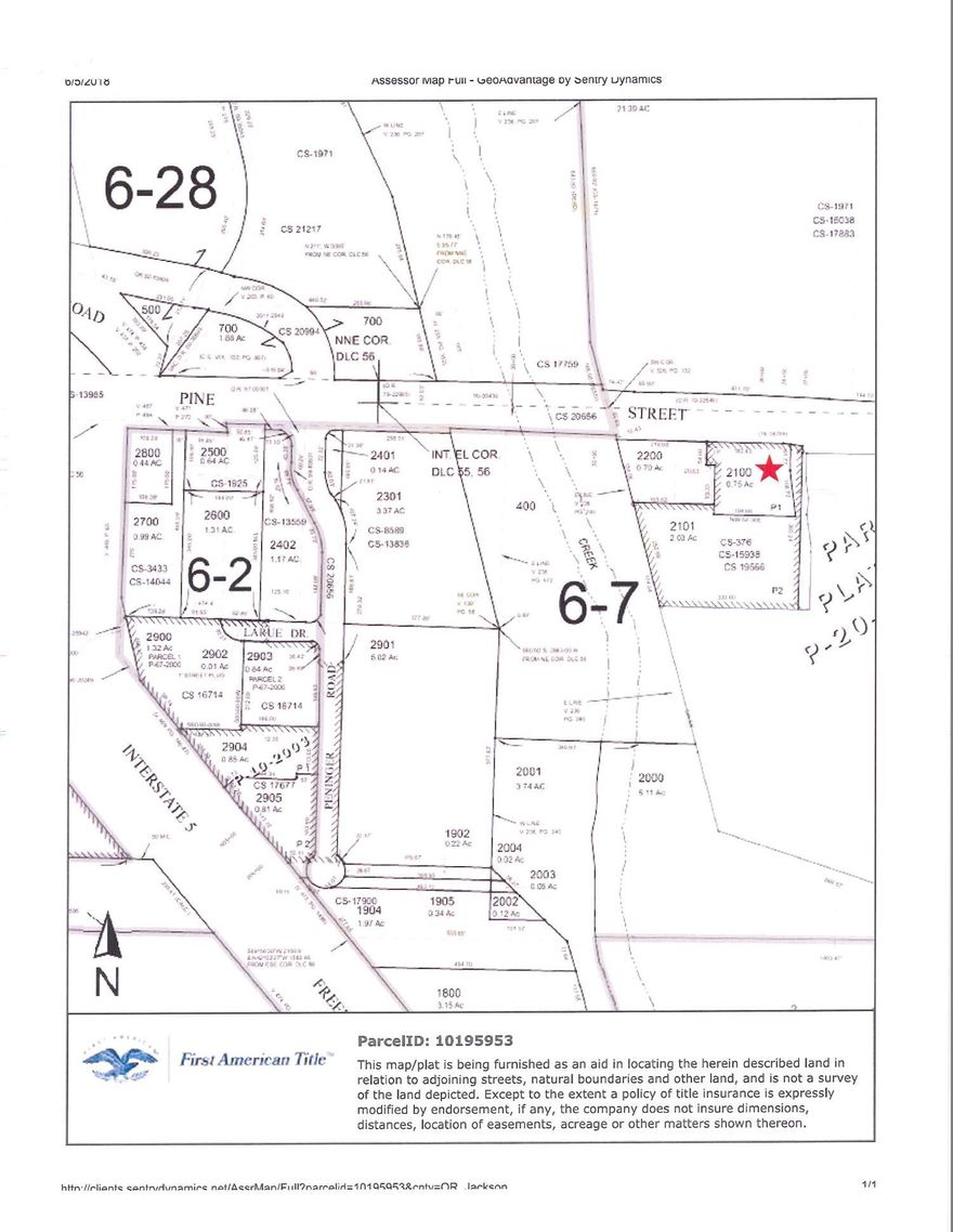 Partially Broker Owned. Leased commercial tract. Tenant is SDI Central Point, LLC (A Sonic Franchisee). Property is fully developed under an unsubordinated ground lease. Scheduled net rent: $70,575.36 beginning 5/1/18, 3% annual escalator. Leased to 4/30/2027 with 4-5 year options to renew.