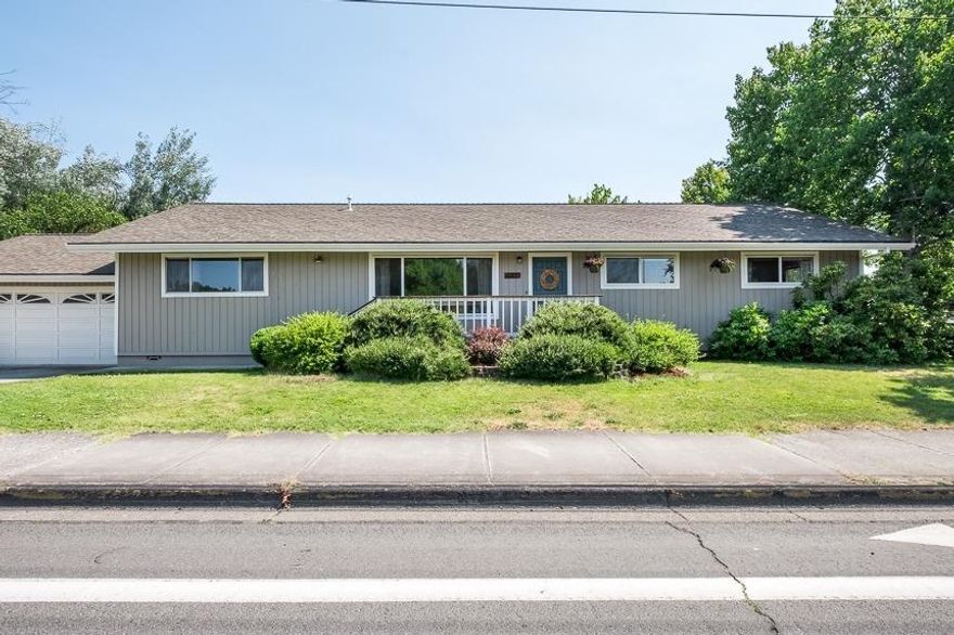 Looking for a remodeled large corner lot home in East Medford with RV Parking? This is the one! Inside this 4 bed 2 bath 1860 SQFT home; you will find large bedrooms, hardwood floors, big vinyl windows giving plentiful natural light, newer interior paint, and a spacious kitchen with great cabinetry and stainless appliances. The spacious master suite boasts laminate flooring, a private bathroom with tile floors, and a great vanity. The fully fenced backyard has a covered deck for year around entertaining. Call today to schedule your appointment for this East Medford gem!